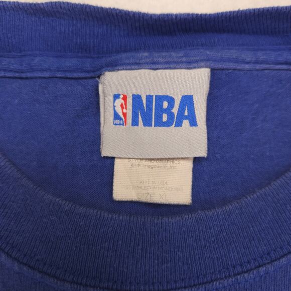 NBA Dallas Mavericks Crew Neck Graphic Basketball T Shirt Mens Size XL Blue - Picture 3 of 10
